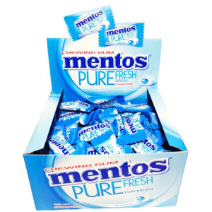 Mentos τσίχλες pure fresh mint 100τεμ Mentos - 1