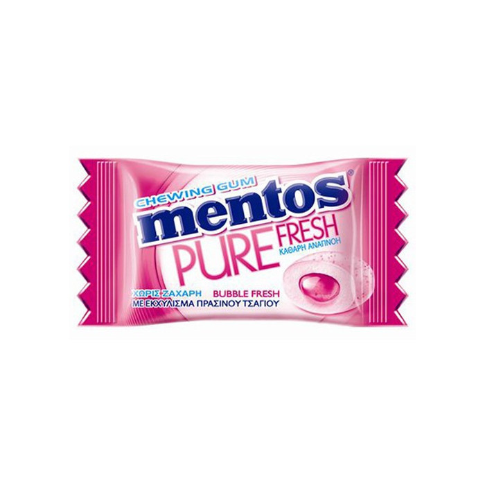 Mentos τσίχλες pure fresh mini bubble fresh 100τεμ Mentos - 1