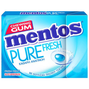 Mentos τσίχλες pure fresh mint 12x28gr Mentos - 1