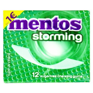 Mentos τσίχλες storming δυόσμος 12x33gr Mentos - 1