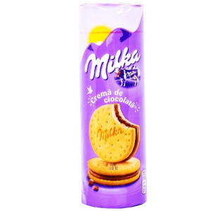 Milka μπισκότα σάντουιτς με σοκολάτα 260gr Milka - 1