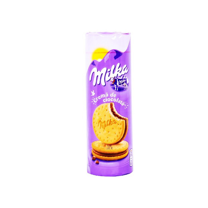 Milka μπισκότα σάντουιτς με σοκολάτα 260gr