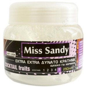 Miss Sandy gel για δυνατό κράτημα διαφανές Νο5 250ml Miss Sandy - 1