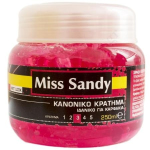 Miss Sandy gel για κανονικό κράτημα κόκκινο Νο3 250ml Miss Sandy - 1