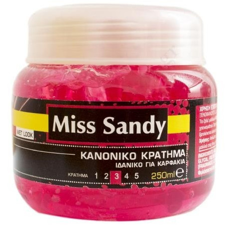 Miss Sandy gel για κανονικό κράτημα κόκκινο Νο3 250ml