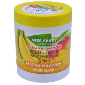 Miss Sandy μάσκα μαλλιών banana & mango 900ml Miss Sandy - 1