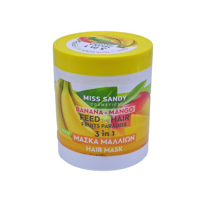 Miss Sandy μάσκα μαλλιών banana & mango 900ml Miss Sandy - 1