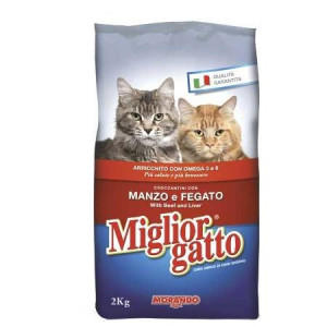 Morando miglior gatto γατοτροφή κροκέτα με μοσχάρι καρότο 2kg Morando Miglior - 1