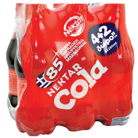 Nektar αναψυκτικό cola 6x280ml