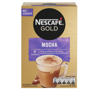 Nescafe gold ρόφημα καφέ στιγμιαίο mocha σε sticks 8x18gr