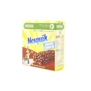 Nestle μπάρες δημητριακών nesquik maxi choco 6x25gr