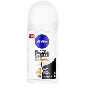 Nivea roll-on black & white invisible ultimate impact 50ml Nivea - 1