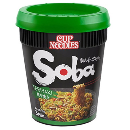 Nissin foods soba noodles cup τεριγιάκι 90gr