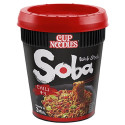 Nissin foods soba noodles cup τσίλι 92gr