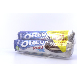 Oreo μπισκότα γεμιστά με διπλή κρέμα βανίλιας 2x185gr