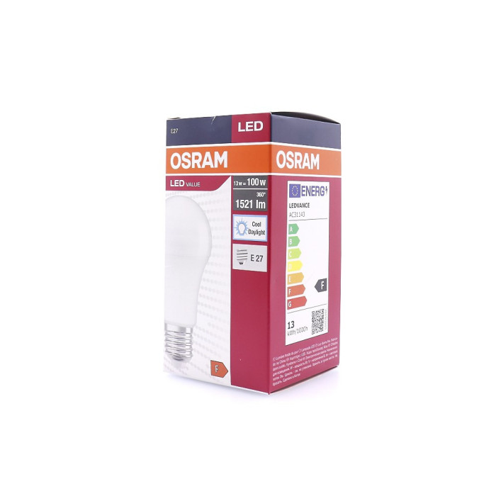 Osram λάμπα led E27 13W 6500k