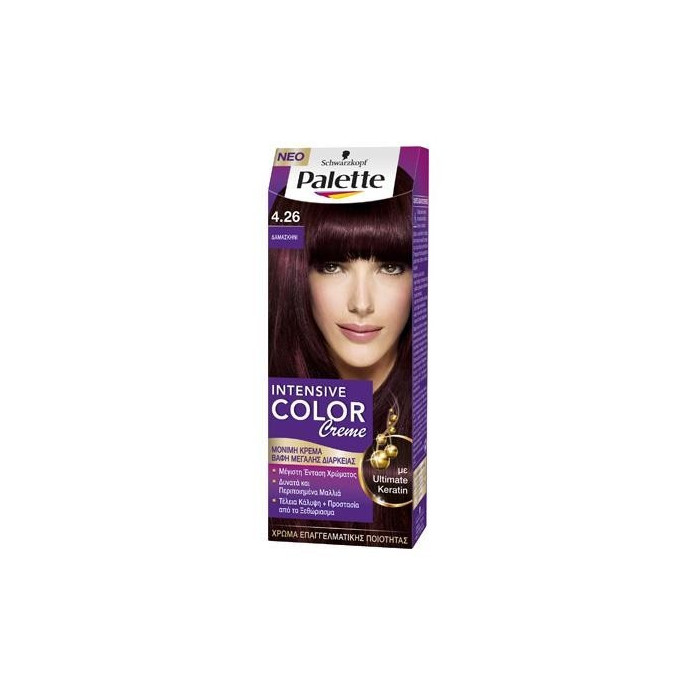 Schwarzkopf palette intensive color creme 4.26 δαμασκηνί 50ml Schwarzkopf professional - 1