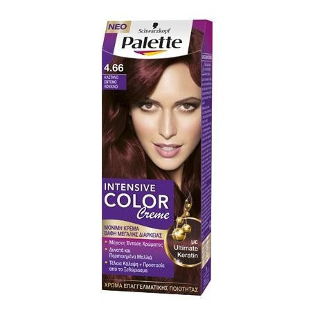 Schwarzkopf palette intensive color creme 4.66 καστανό έντονο κόκκινο 50ml Schwarzkopf professional - 1