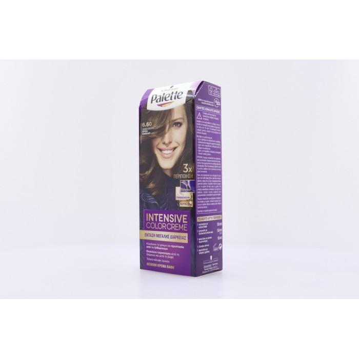 Schwarzkopf palette intensive color creme 6.60 ξανθό σκούρο χρυσό σοκολατί 50ml