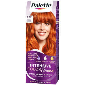 Schwarzkopf palette intensive color creme 7,77 ξανθό έντονο χάλκυνο 50ml Palette - 1