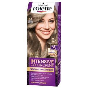 Schwarzkopf palette intensive color creme 8.1 ξανθό ανοιχτό σαντρέ 50ml Schwarzkopf - 1