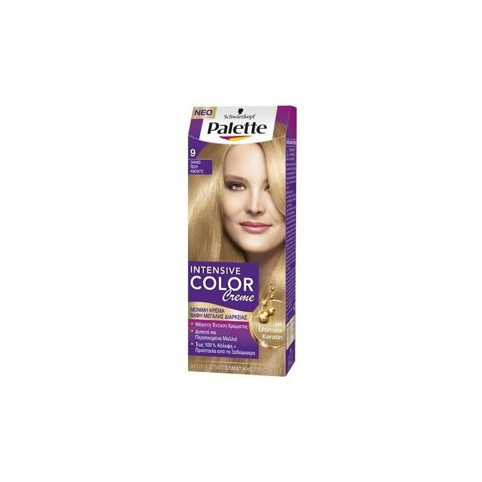 Schwarzkopf palette intensive color creme 9 ξανθό πολύ ανοιχτό 50ml Schwarzkopf professional - 1