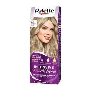 Schwarzkopf palette intensive color creme 9,1 ξανθό πολύ ανοιχτό σαντρέ 50ml Palette - 1