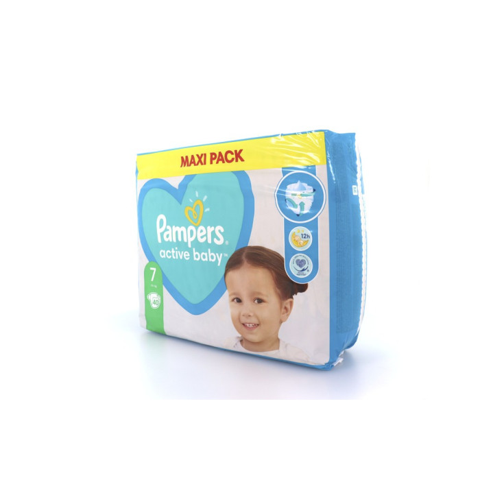 Pampers active baby βρεφικές πάνες no7 15+kg 40τεμ Pampers - 2