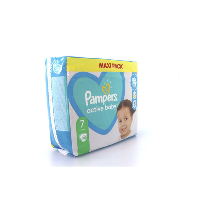 Pampers active baby βρεφικές πάνες no7 15+kg 40τεμ Pampers - 6