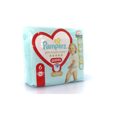 Pampers premium care pants νο 6 31τεμ jumbo