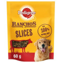 Pedigree σκυλοτροφή ranchos slices μοσχάρι 60gr