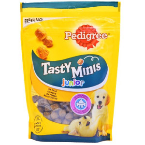 Pedigree tasty minis junior κοτόπουλο 125gr Pedigree - 1