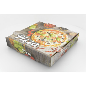 Pizza color κουτιά συσκευασίας 22x22x4cm 100τεμ Pizza Color - 2