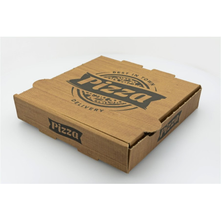 Pizza kraft best in town 22x22x4cm 100τεμ microwelle Pizza Kraft - 2