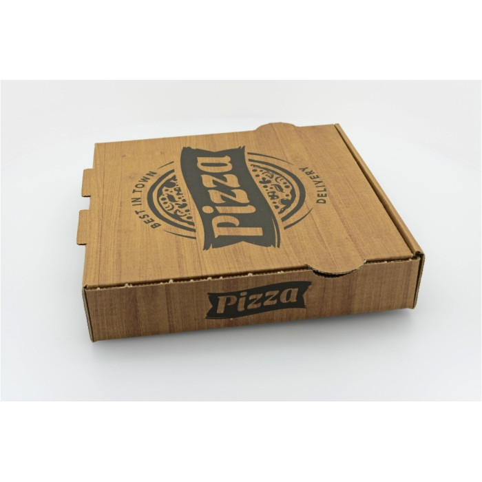 Pizza kraft best in town 22x22x4cm 100τεμ microwelle Pizza Kraft - 5