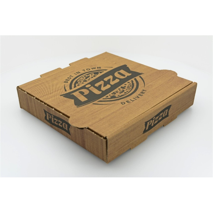 Pizza kraft best in town 22x22x4cm 100τεμ microwelle Pizza Kraft - 6