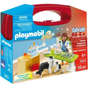 Playmobil βαλίτσα κτηνιατρείο 4+ ετών 39τεμ Playmobil - 1