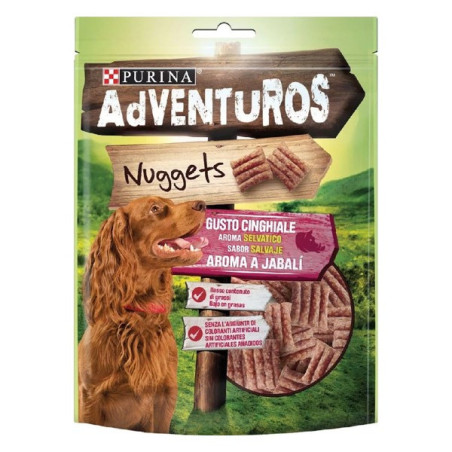 Purina adventuros σκυλοτροφη nuggets 90gr, αγριοχοιροσ