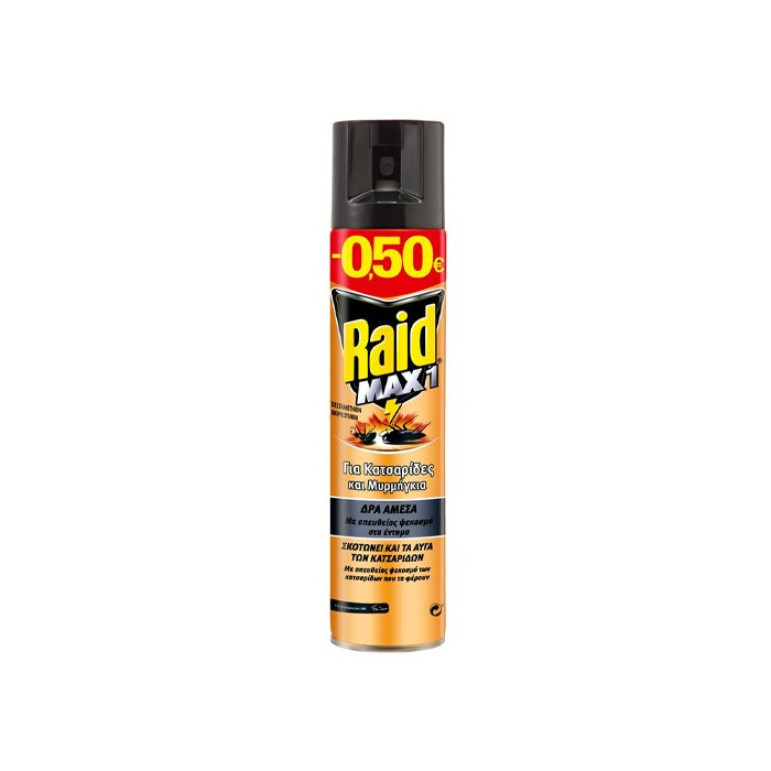 Raid κατσαριδοκτόνο spray 300ml