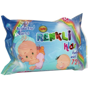 Renkli μωρομάντηλα παιδικό 72τεμ Renkli - 1
