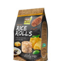 RiceUp ρυζογκοφρέτες ολικής με παρμεζάνα και ελαιόλαδο 50gr RiceUp - 1