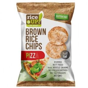 Riceup chips ολικής με pizza 60gr RiceUp - 1