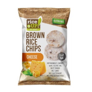 RiceUp chips ολικής με τυρί 60gr