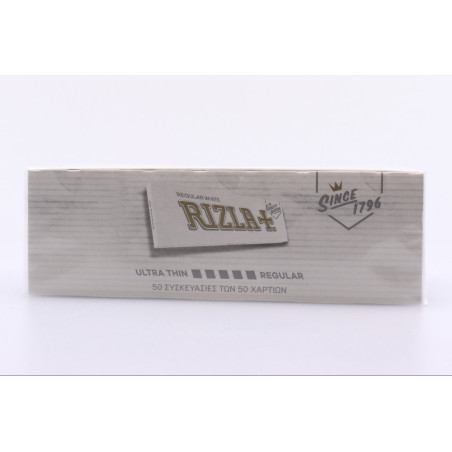 Rizla χαρτάκια λευκά 50φ x 50τεμ