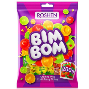 Roshen bim bom γεμιστές με φρούτα 200gr Roshen - 1