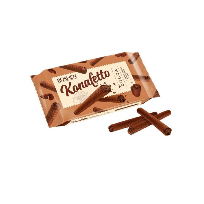 Roshen konafetto πουράκια με κρέμα κακάο 140gr