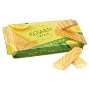 Roshen γκοφρέτα με κρέμα λεμόνι 216gr