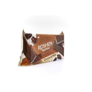 Roshen γκοφρέτα κακάο & γάλα 216gr