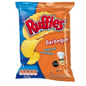 Ruffles πατατάκια κυματιστά με μπάρμπεκιου 105gr