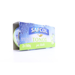 Safcol τόνος σε λάδι 2x160gr